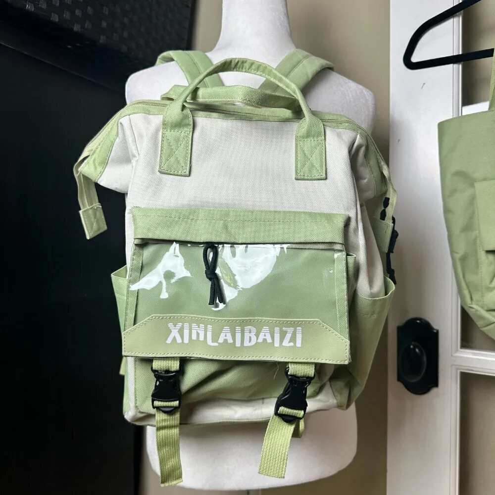 XINLAIBAIZI Korean Fashion Brand Backpack & Tote Set